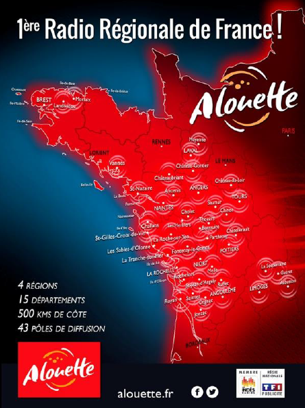 Alouette est la première radio régionale de France
