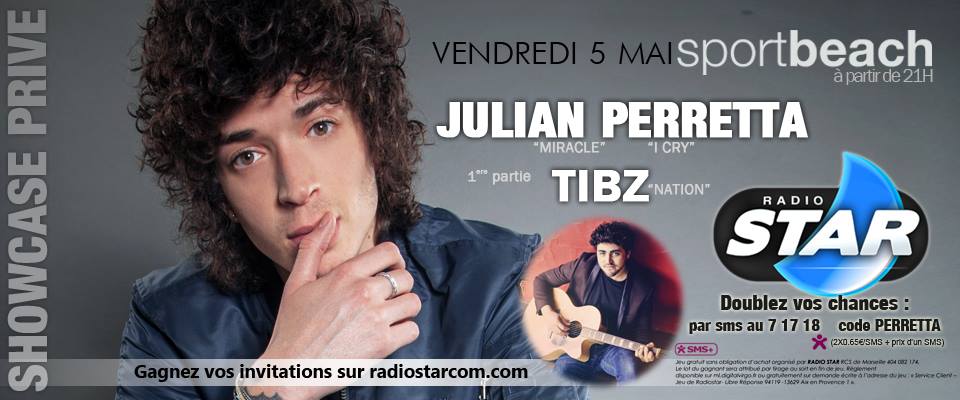 Soleil, piscine, Radio Star et... Julian Perretta