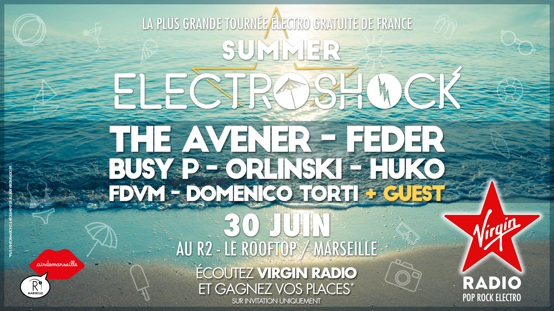 Marseille accueille le prochain ElectroSock de Virgin Radio