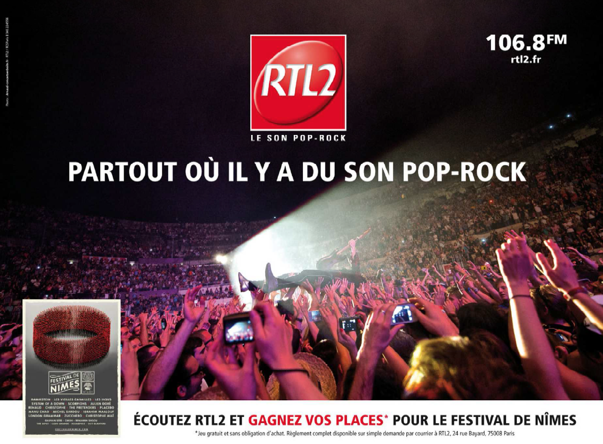 Nouvelle campagne d'affichage pour RTL2