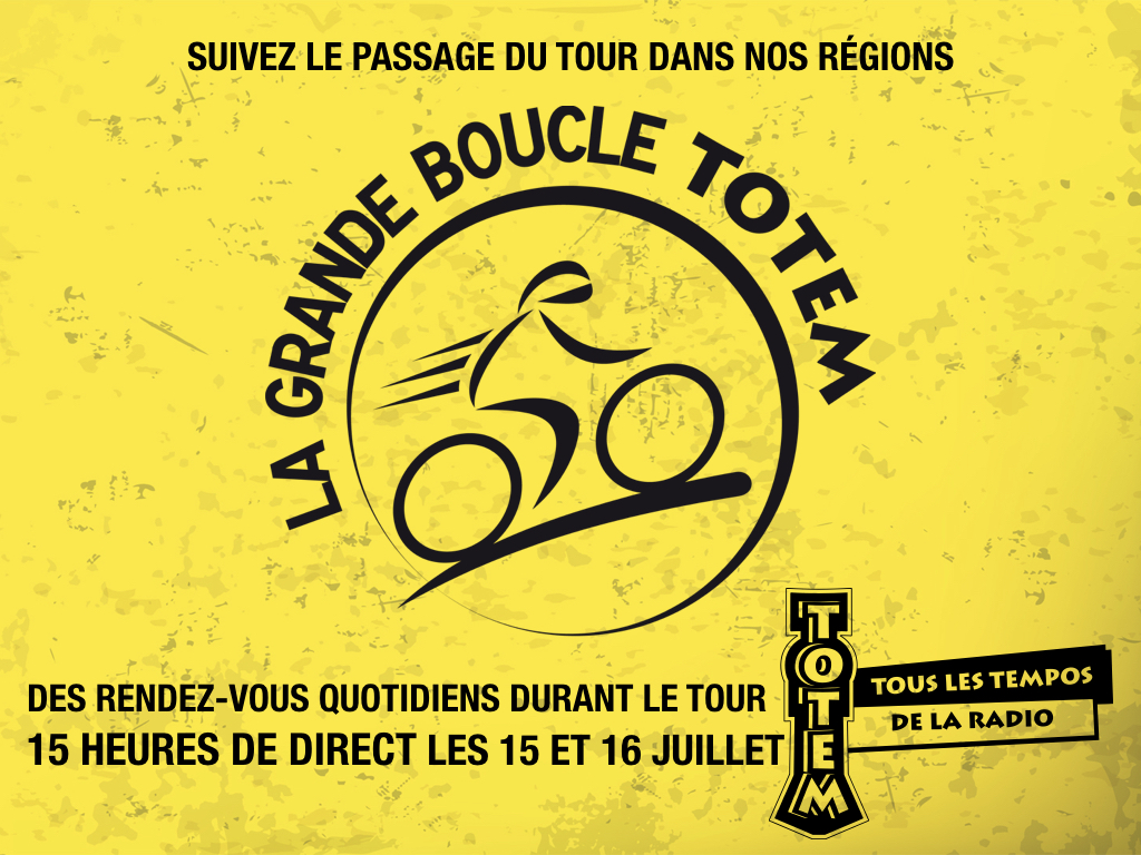Tour de France : 15 heures de direct sur Totem