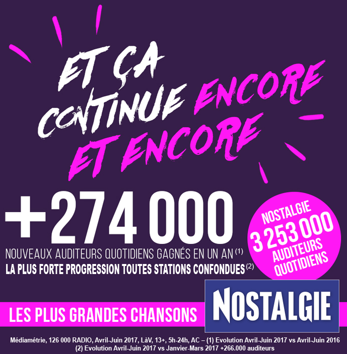 Nostalgie en forte hausse