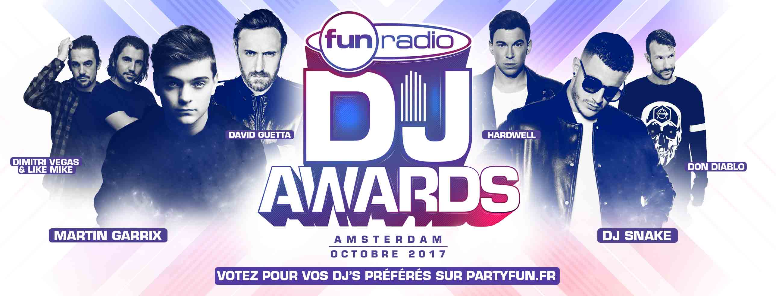 Les Fun Radio DJ Awards auront lieu à Amsterdam