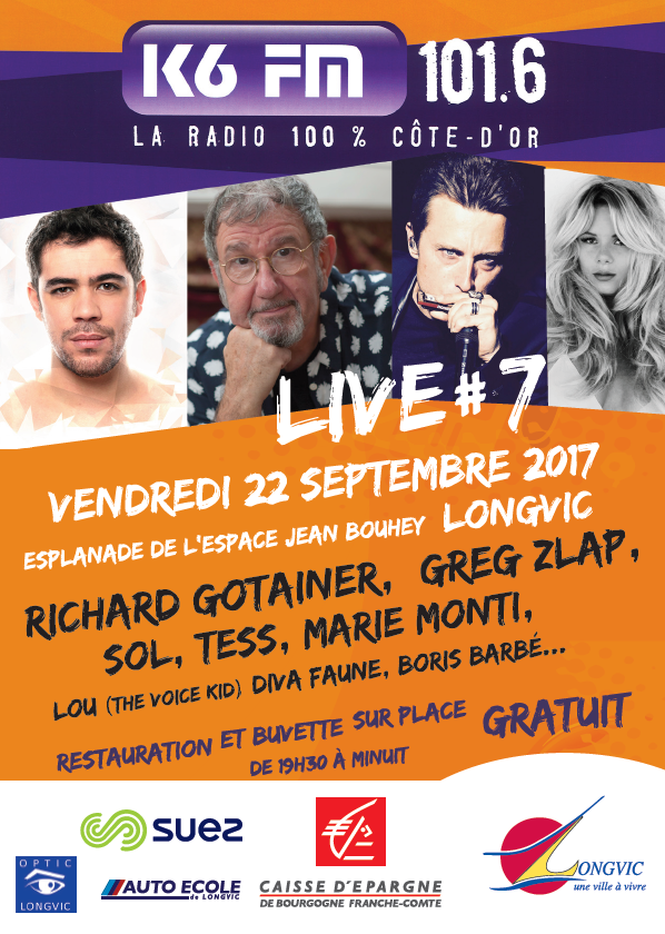 K6FM : un nouveau K6FM Live ce soir à Longvic