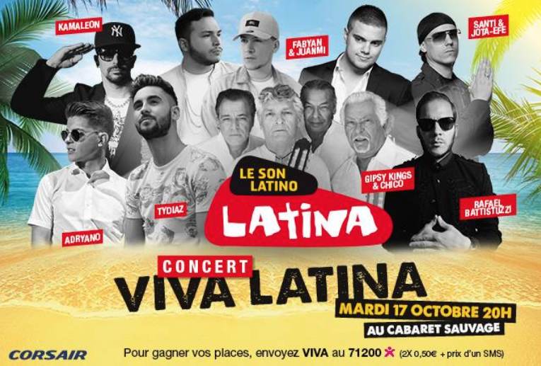 Latina organise un concert privé