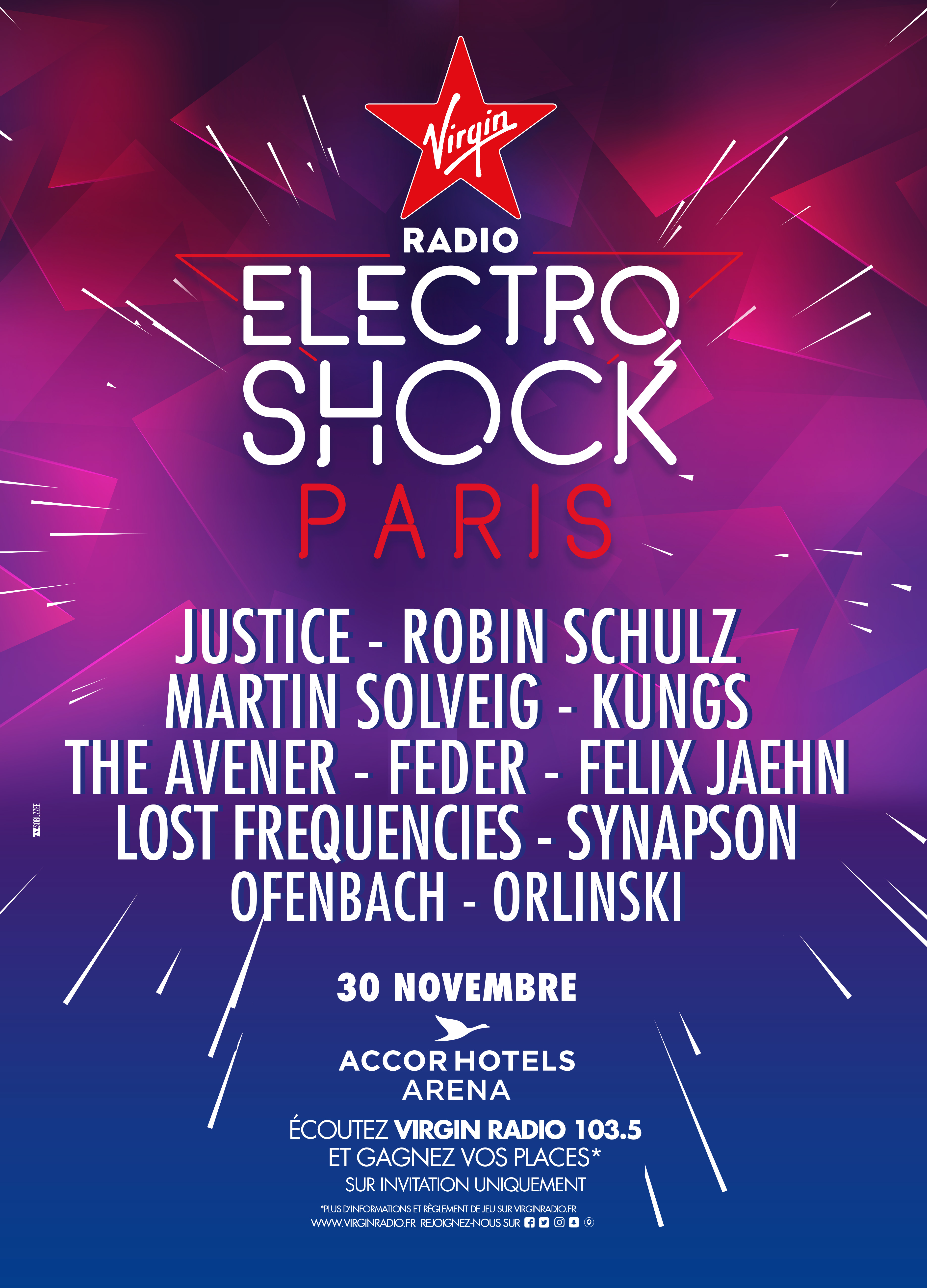 Virgin Radio : nouvelle soirée ElectroShock à Paris
