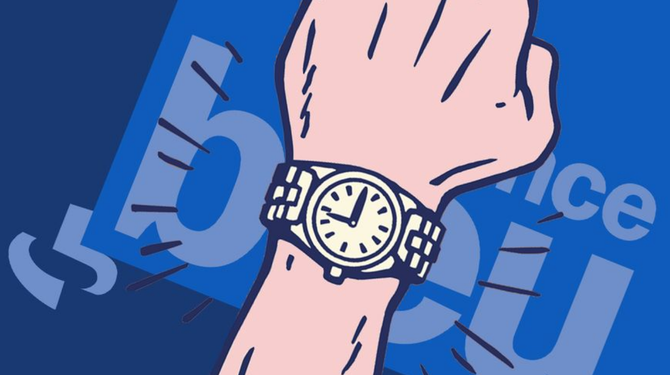 Une montre France Bleu pour le changement d'heure