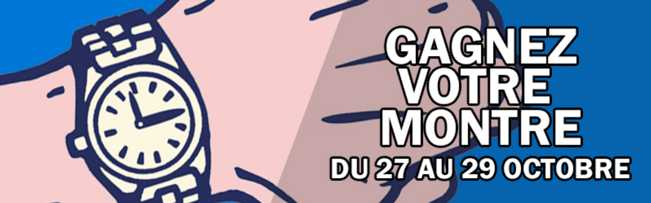 Une montre France Bleu pour le changement d'heure