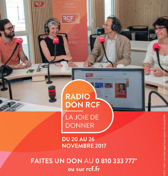 RCF organise son Radio Don du 20 au 26 novembre