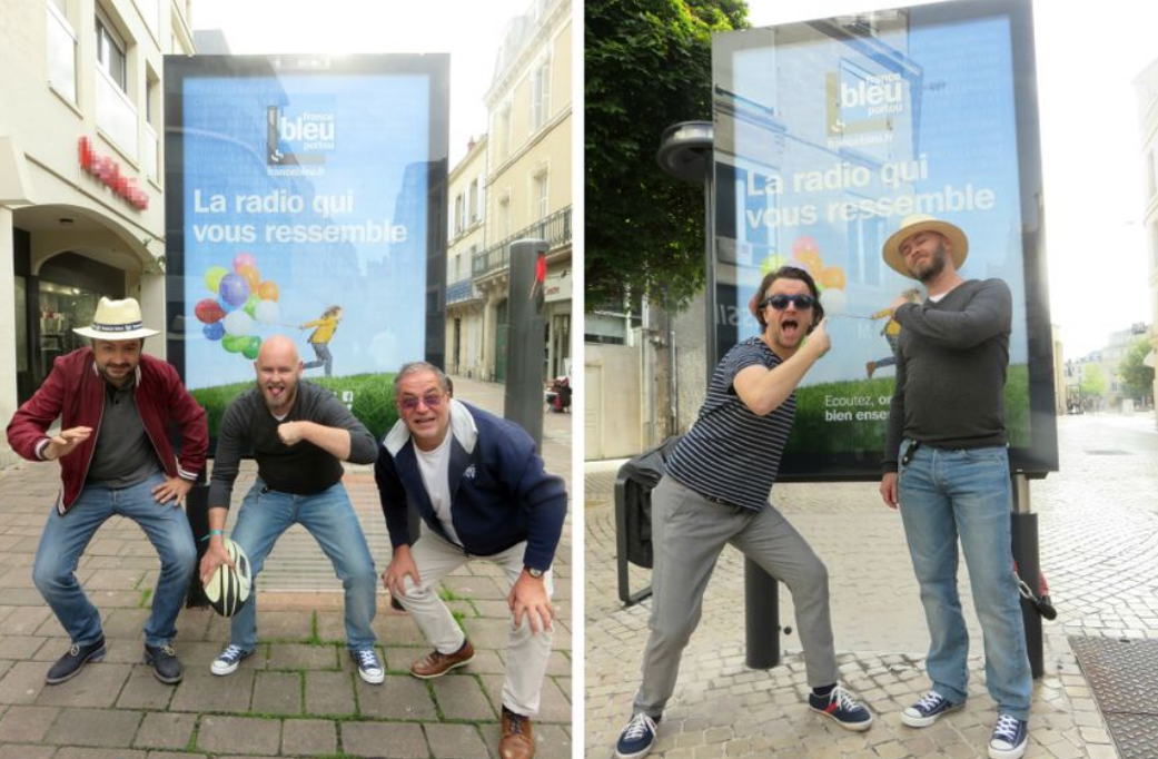 Actuellement, France Bleu Poitou s'affiche notamment à Poitiers © Radio France - France Bleu Poitou