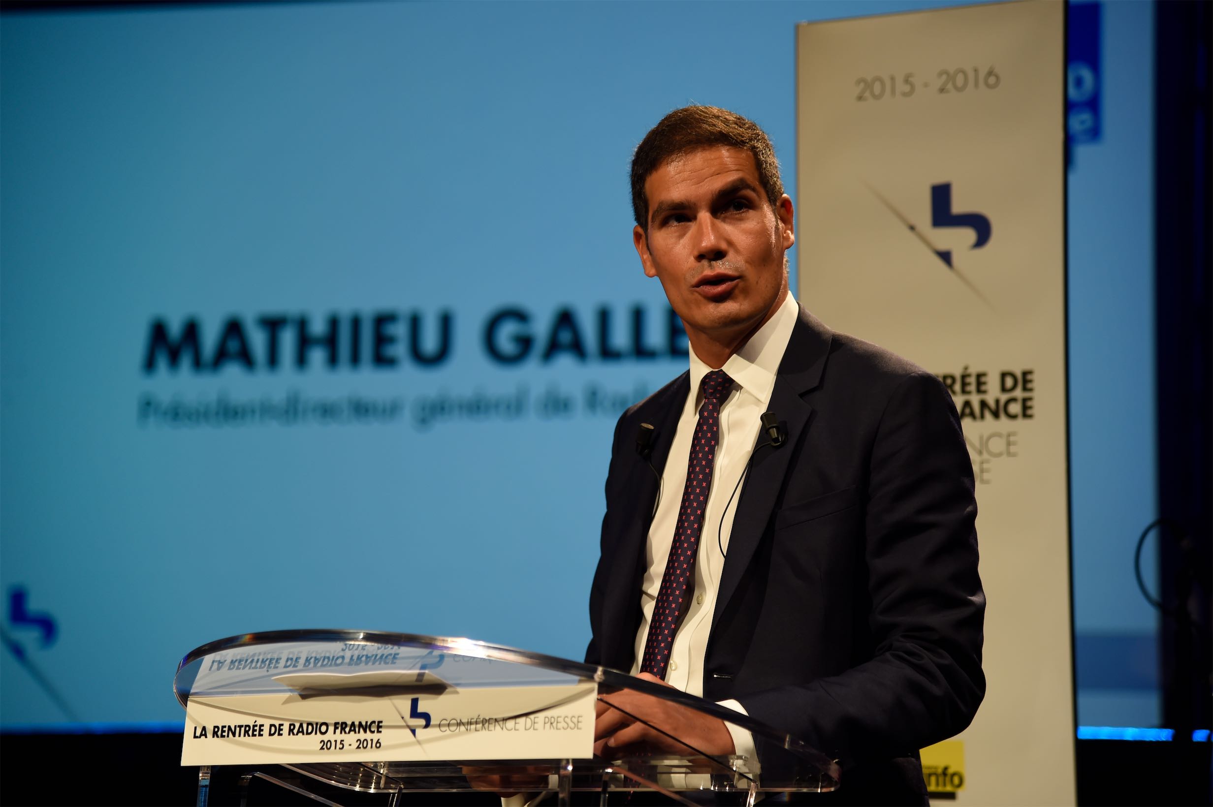 Mathieu Gallet, président directeur général de Radio France - crédit photo : RF/Christophe Abramowitz