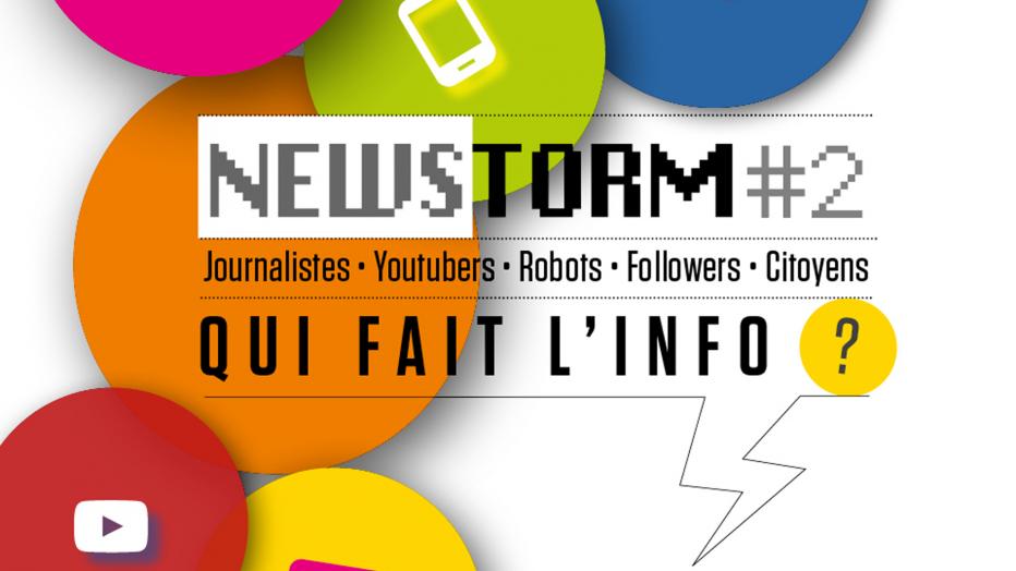 NewStorm : "qui fait l'info ?" : conférence avec franceinfo