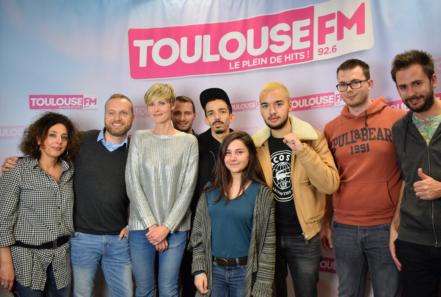 Des auditeurs de Toulouse ont pu également rencontrer le duo dans les studios de Toulouse FM