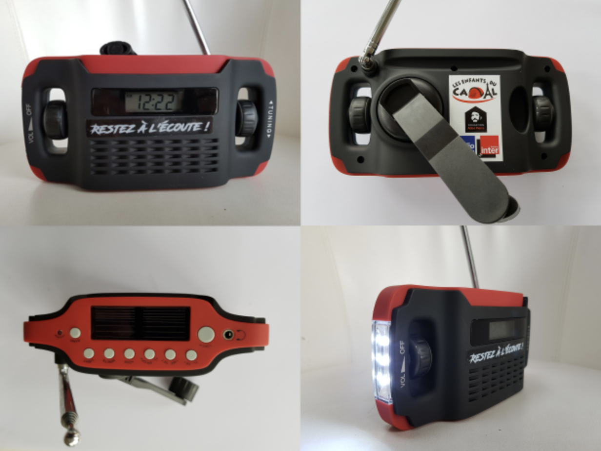 Des postes radio pour les personnes à la rue