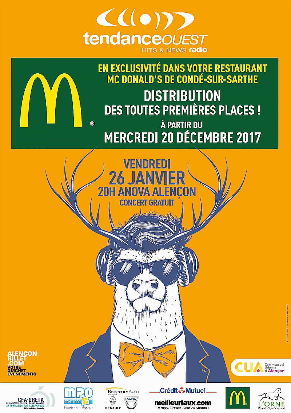 Tendance Ouest prépare un Tendance Live à Alençon