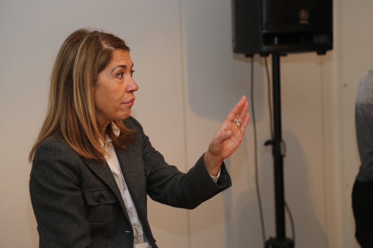 Marie-Christine Saragosse, présidente de France Médias Monde, a animé une Masterclass Pôle Emploi © Serge Surpin / La Lettre Pro