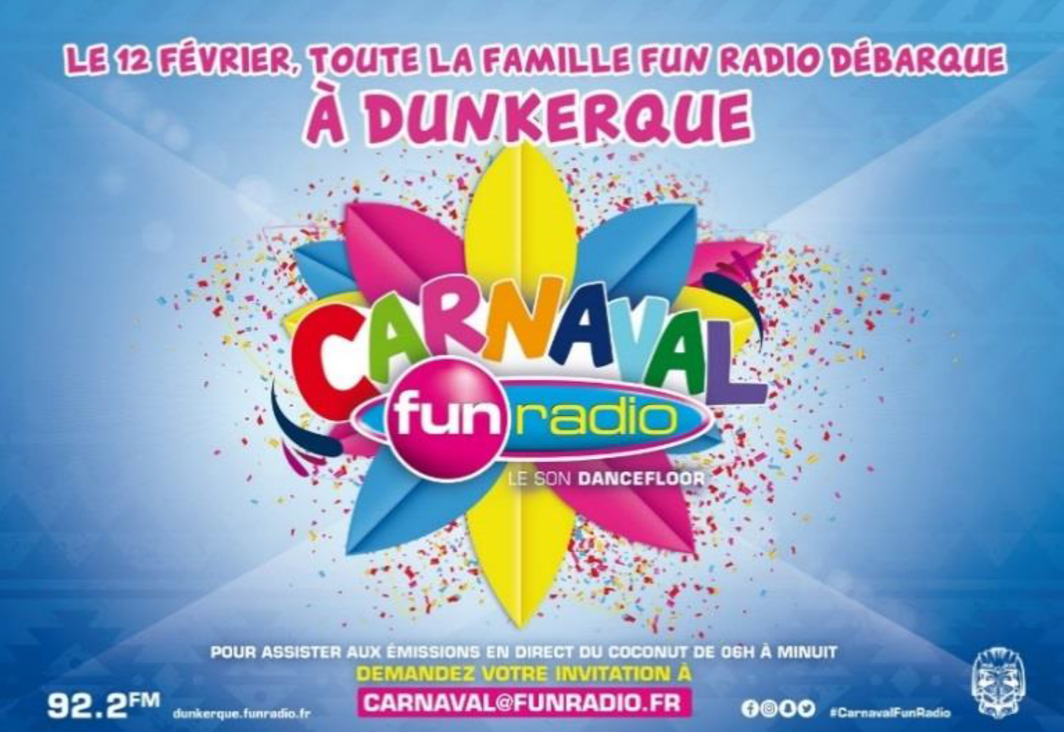Fun Radio s'installe au Carnaval de Dunkerque