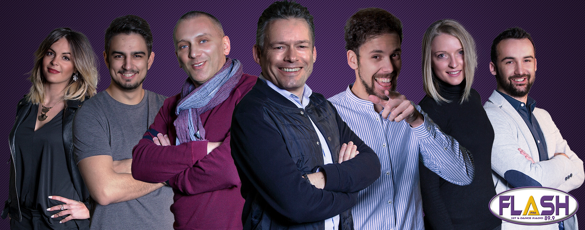 Toute l'équipe de Flash FM !
