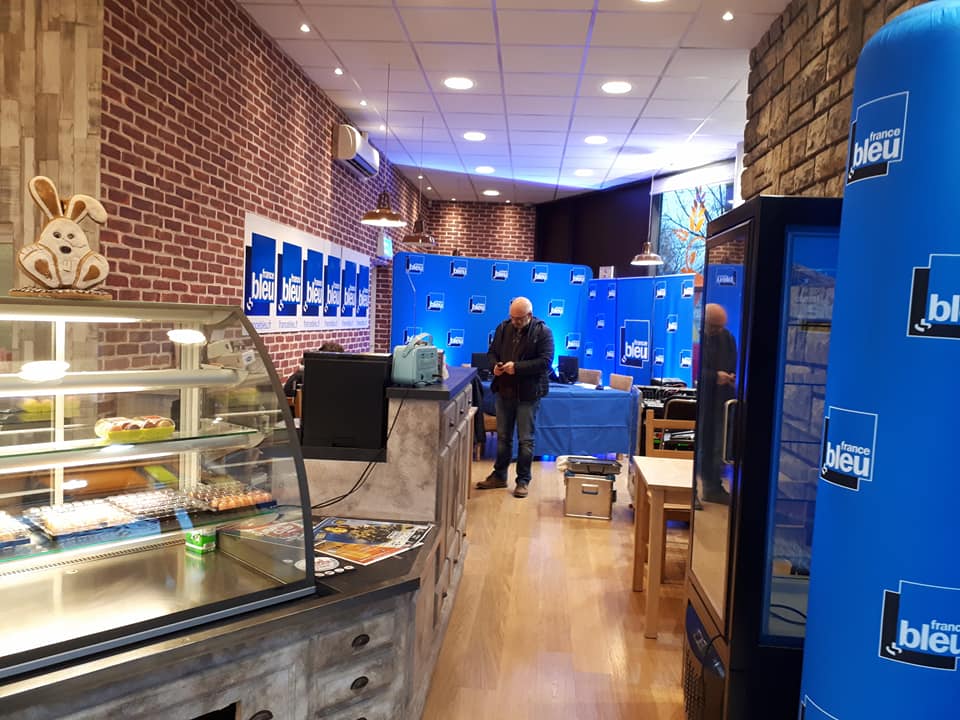 France Bleu Besançon s'est installée dans une boulangerie