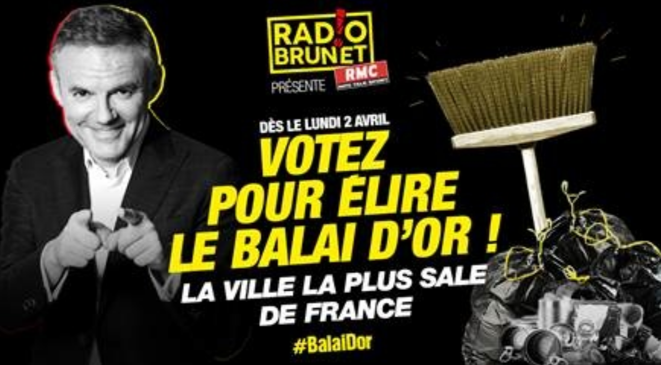 RMC va attribuer le "Balai d’Or" dans "Radio Brunet"