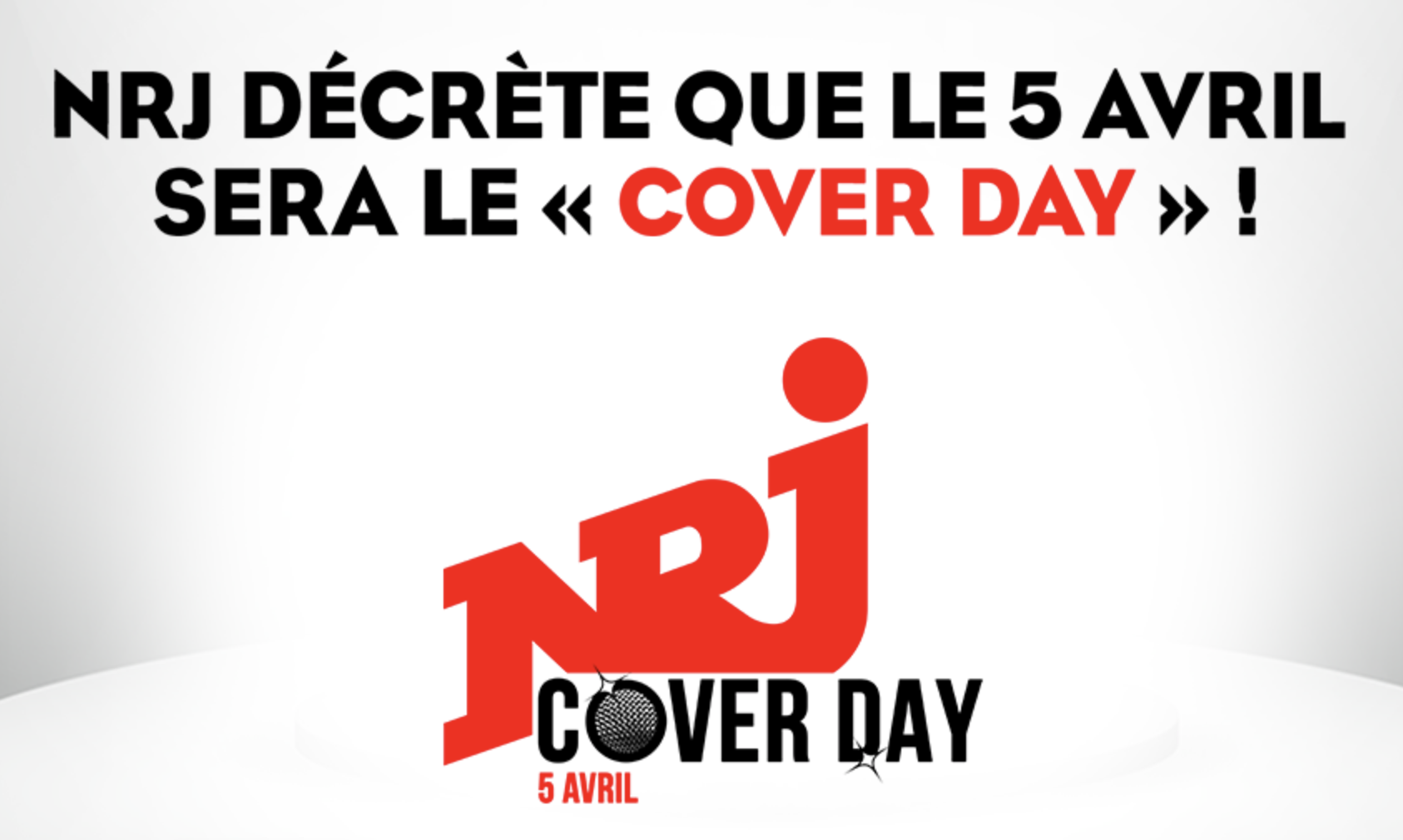 Belgique : NRJ décrète que le 5 avril sera le "Cover Day"