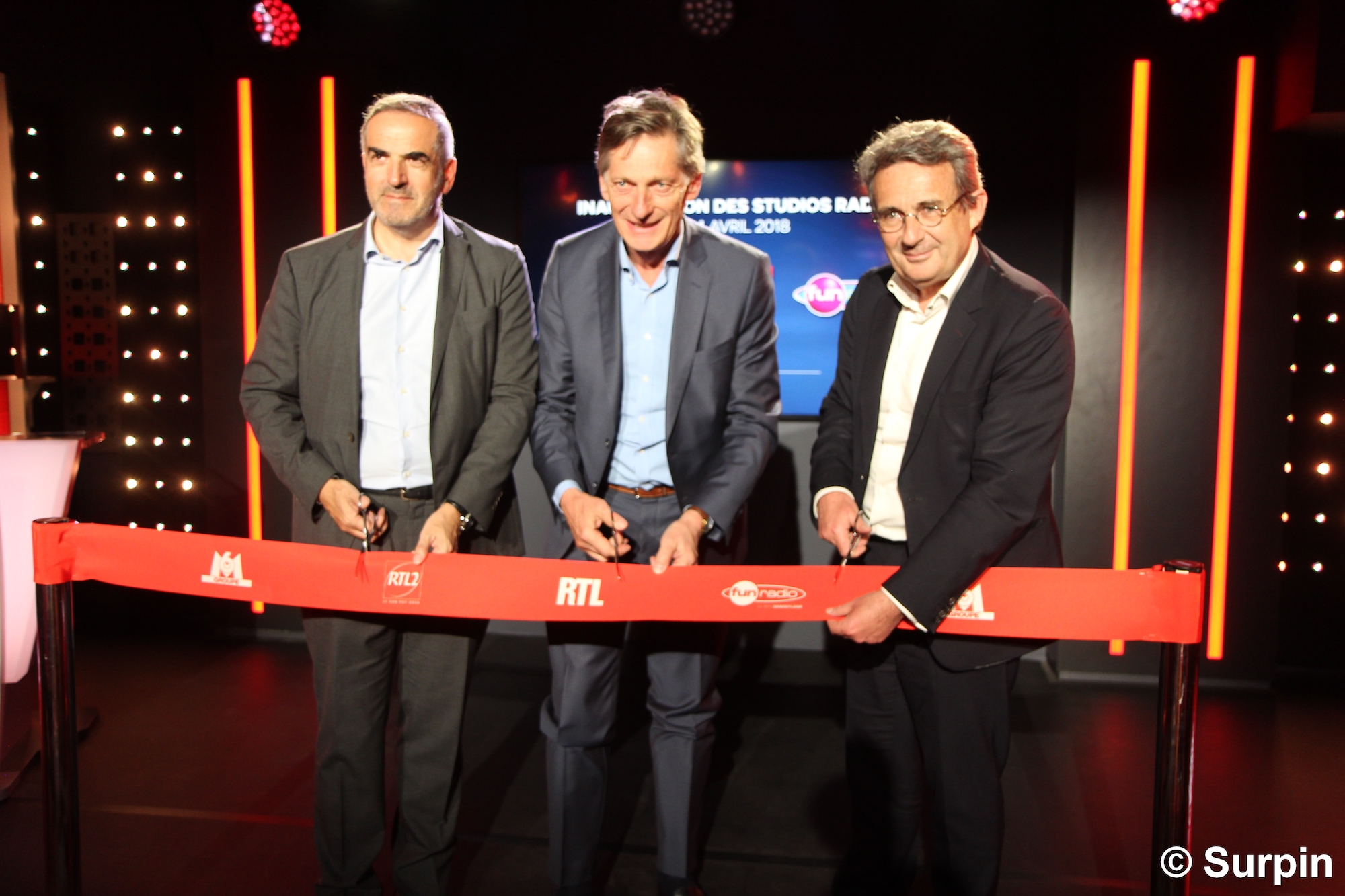 Inauguration des nouveaux locaux de RTL