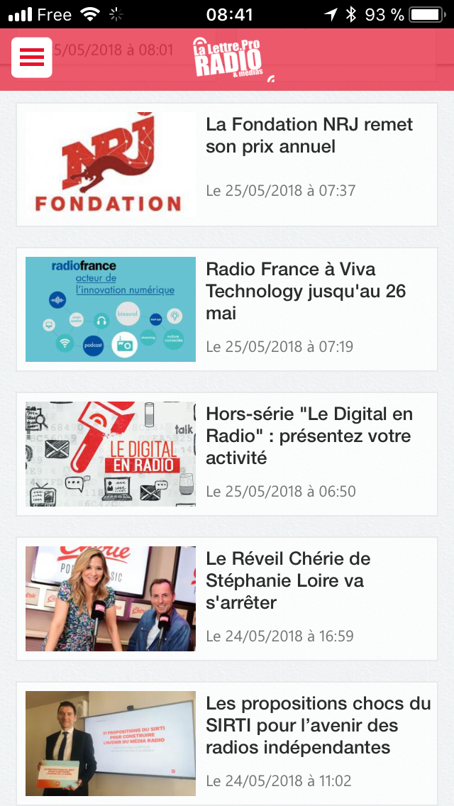 Toute l'actualité radio dans votre poche