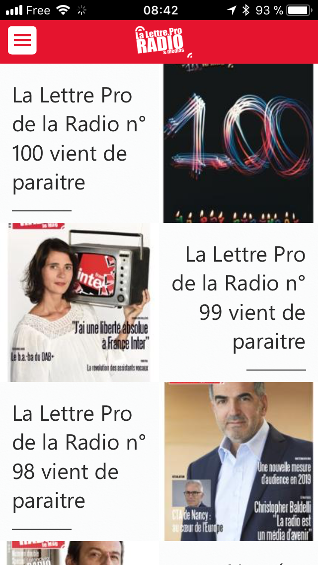 Toute l'actualité radio dans votre poche