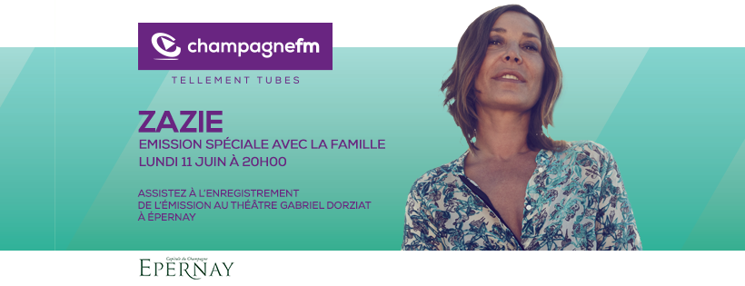 Zazie choisit Champagne FM pour son grand retour
