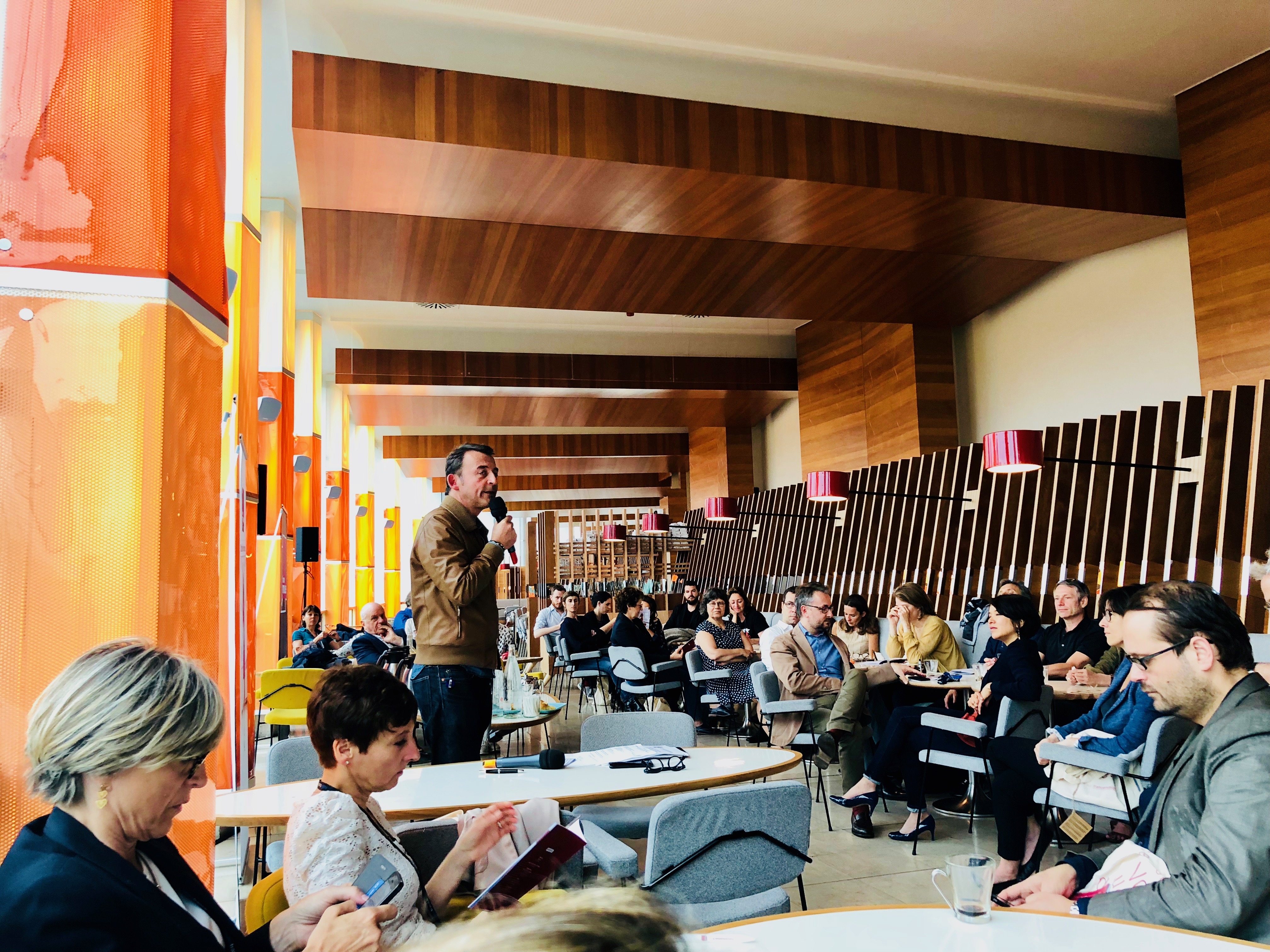 Depuis ce matin, le site francemusique.com "tout en anglais" est en ligne. "Par le référencement, nous souhaitons atteindre un public anglophone" a indiqué Marc Voinchet, directeur de France Musique © François Quairel / La Lettre Pro de la Radio