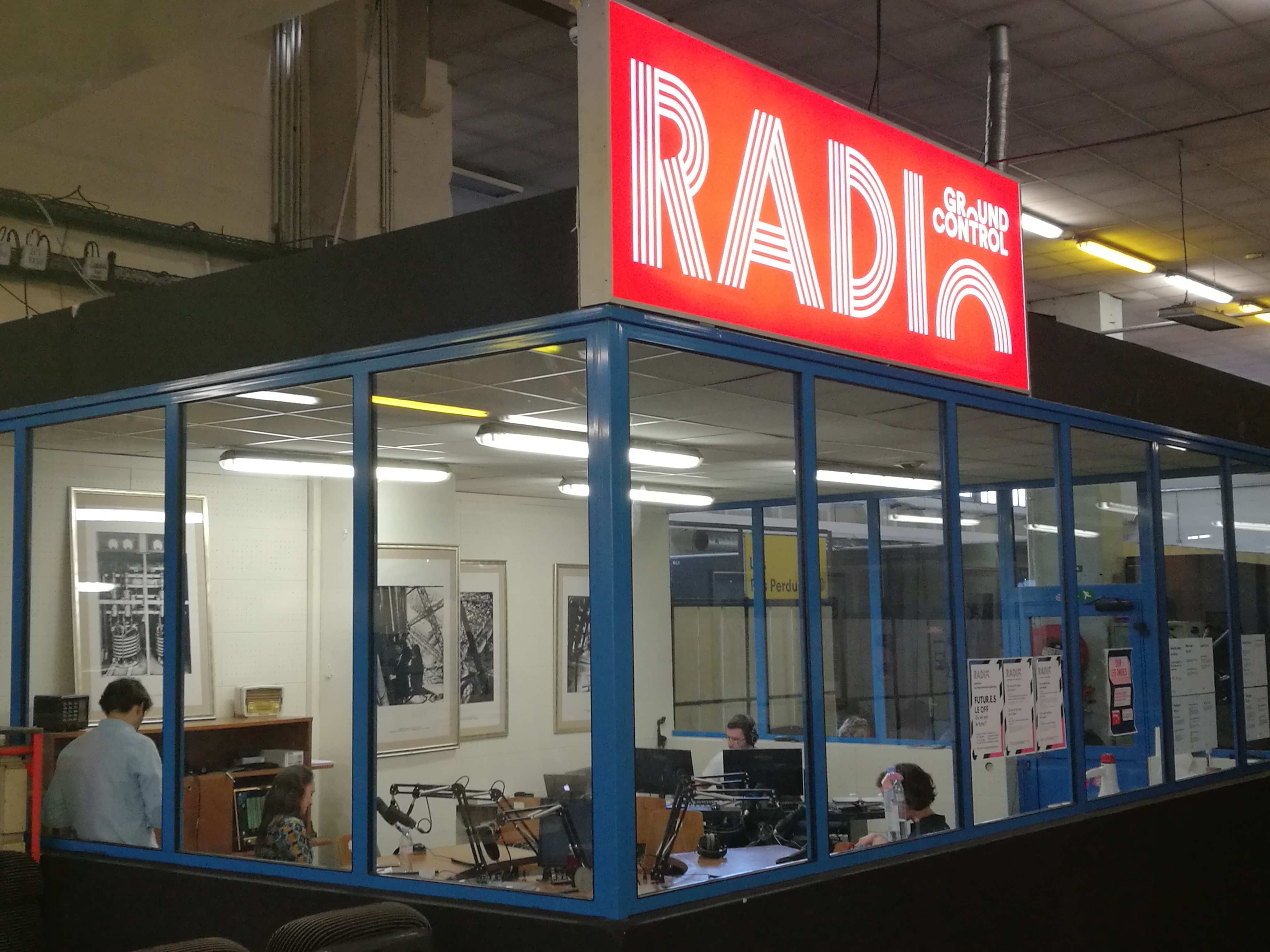 Radio Ground Control, une webradio au cœur d'un lieu atypique en plein Paris. © Olivier Malcurat / 3XL Médias