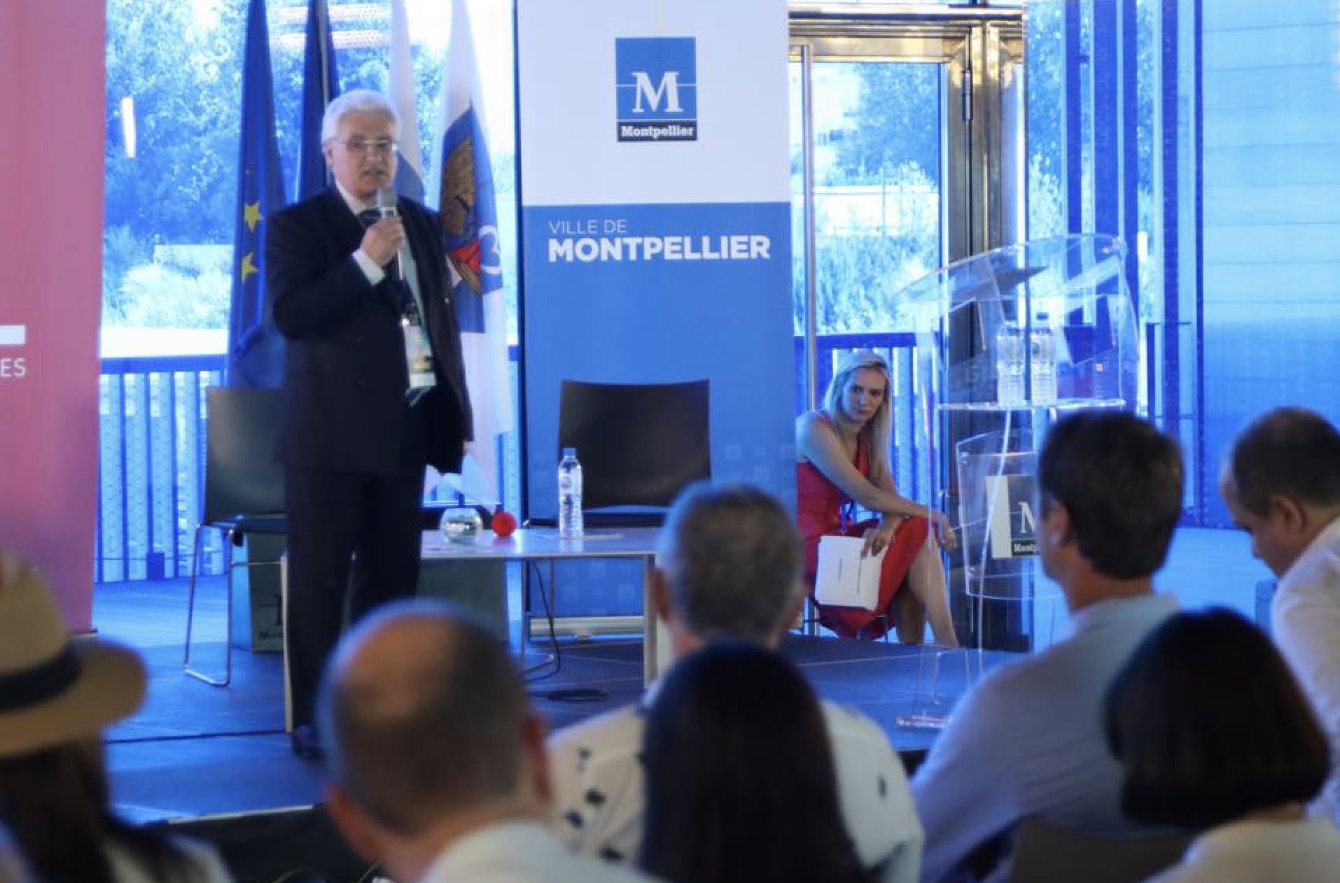 Ce matin, le président Emmanuel Boutterin a ouvert les débats : "nous sommes à un moment charnière" © Serge Surpin / La Lettre Pro de la Radio