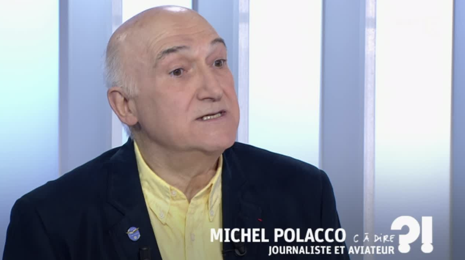 Michel Polacco intervient régulièrement dans les médias en tant que spécialiste de l'aéronautique.
