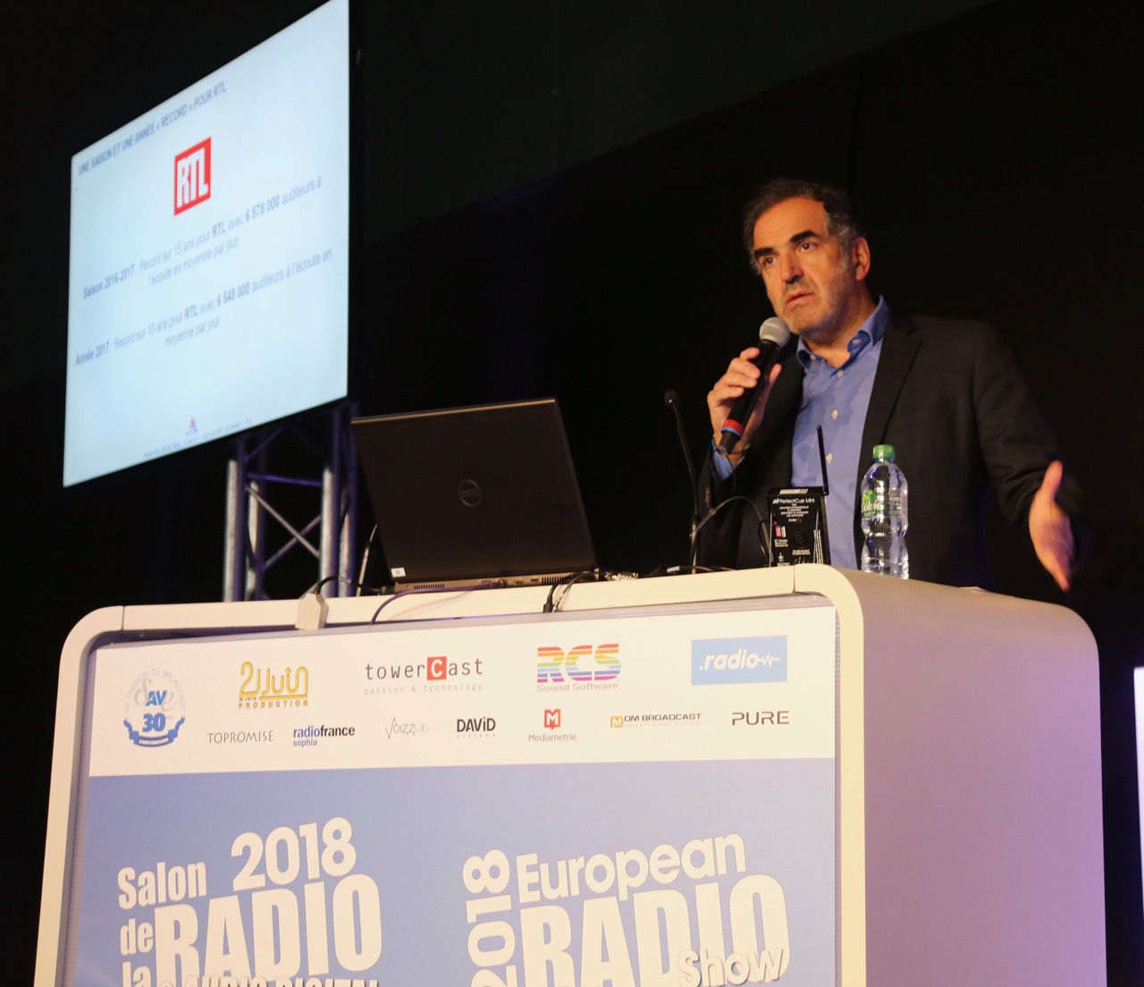 Christopher Baldelli, vice-président du groupe M6 en charge des radios, a ouvert le Salon 2018 / Photo Serge Supin / Salon de la Radio