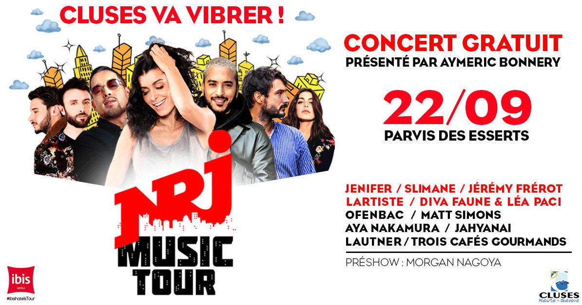 Cluses (Haute-Savoie) accueille une étape du NRJ Music Tour