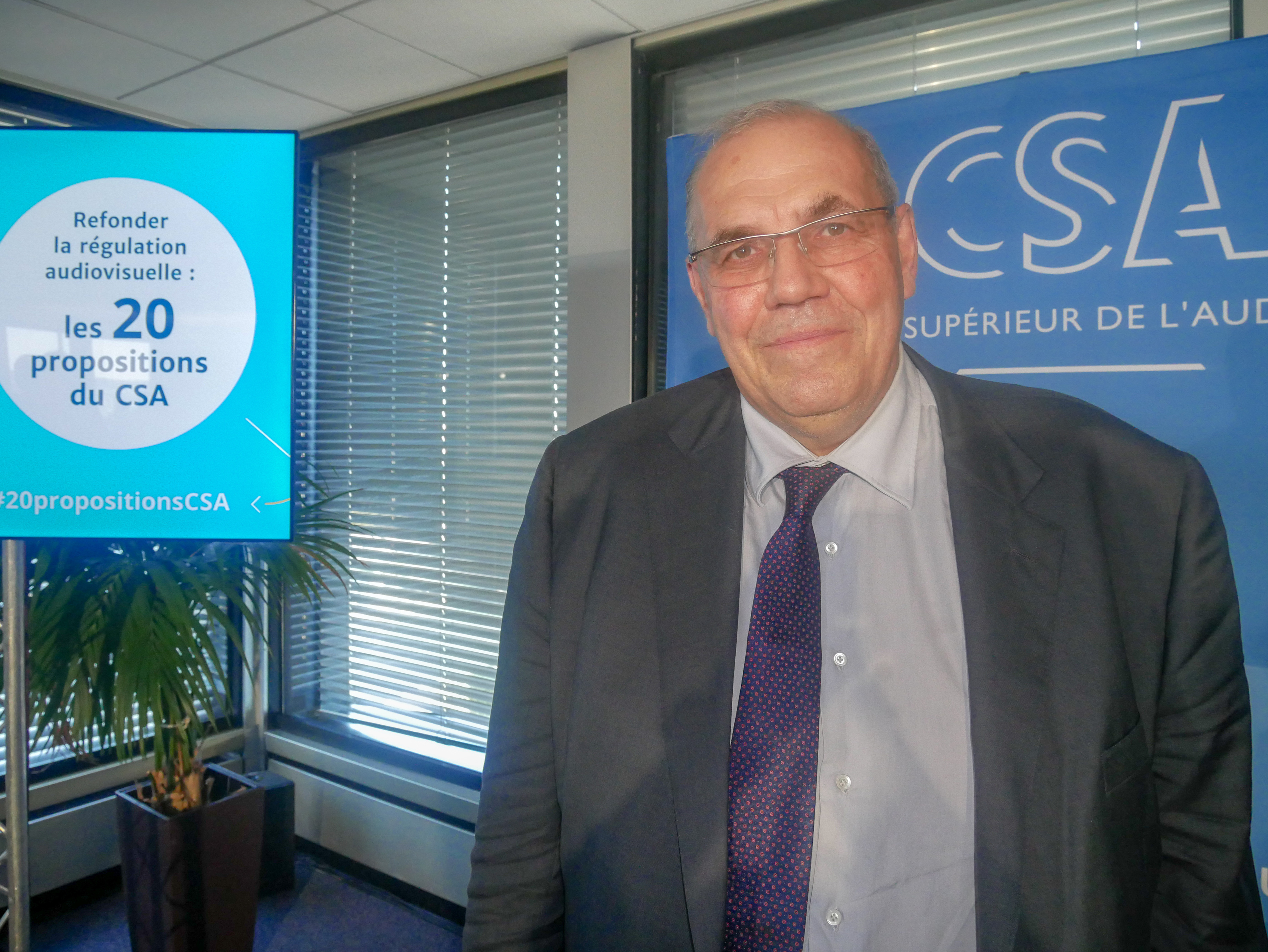 Nicolas Curien est membre du CSA depuis 2015 et jusqu'en 2021 / Photo François Quairel