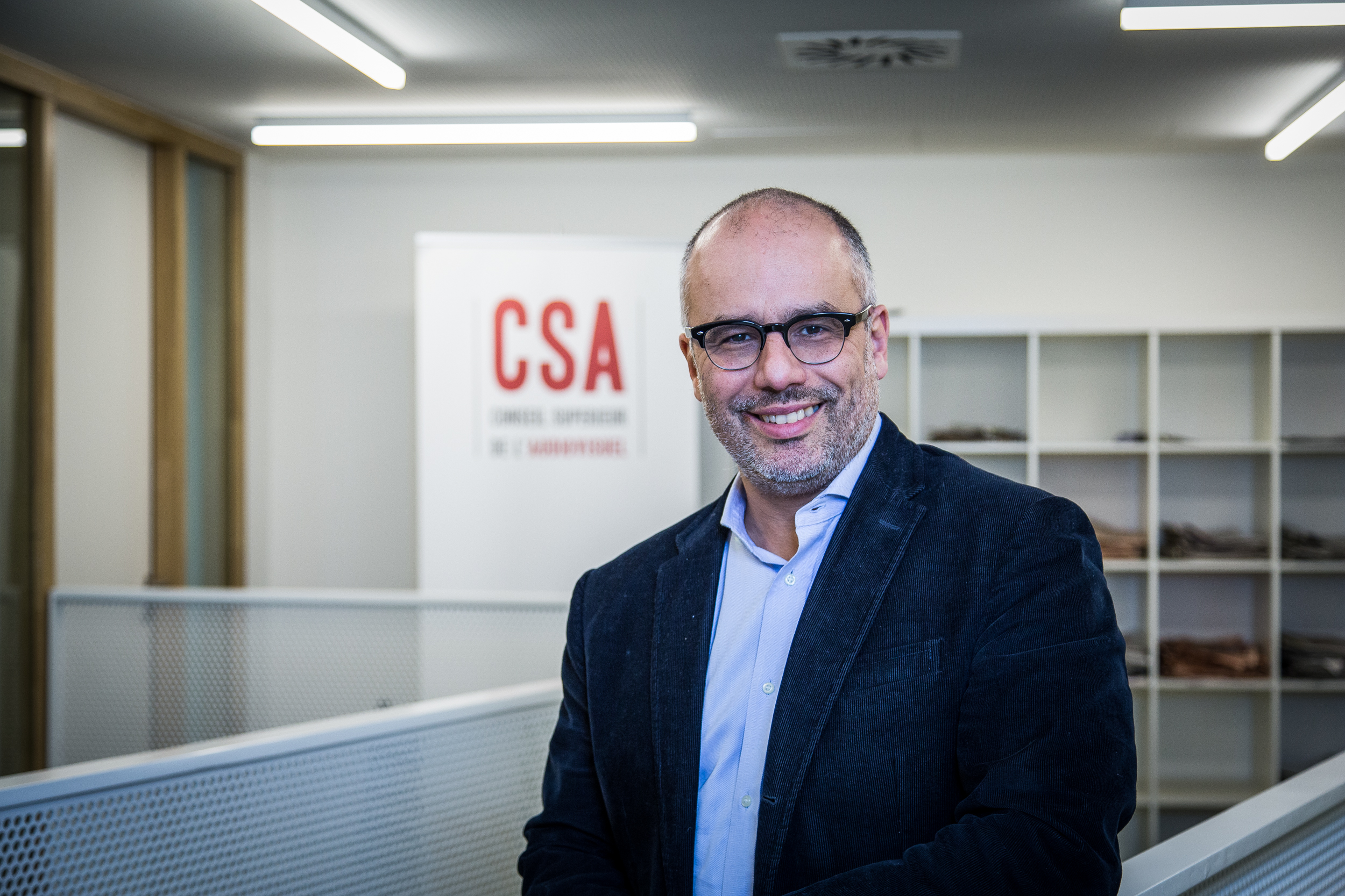 Karim Ibourki, 48 ans, président du CSA belge depuis novembre 2017. © Wen-Chi Su