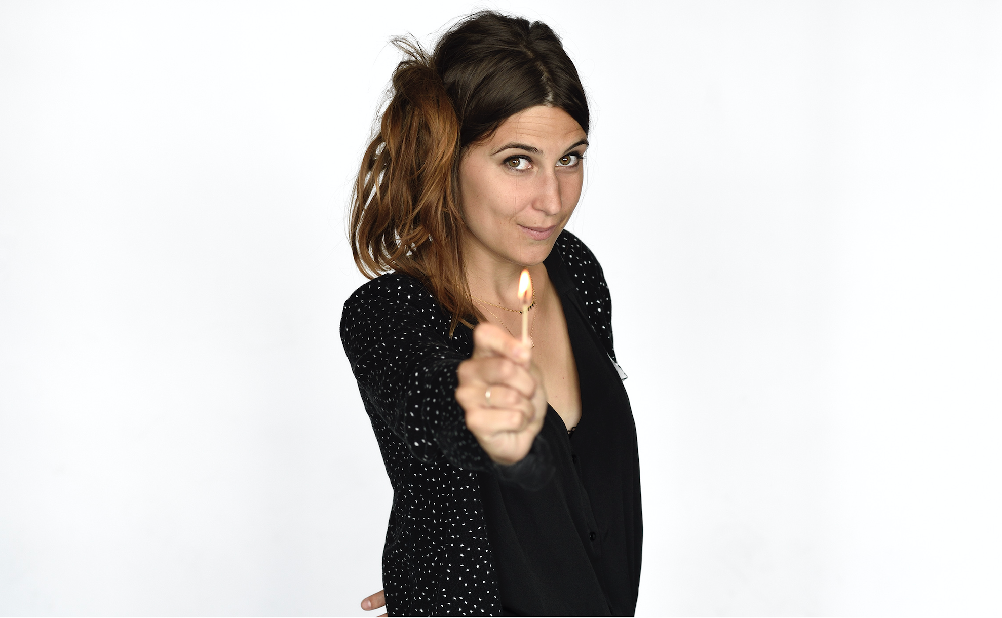Nathalie Piolé, productrice de l’émission quotidienne Banzzaï sur France Musique. Photo RF Christophe Abramowitcz