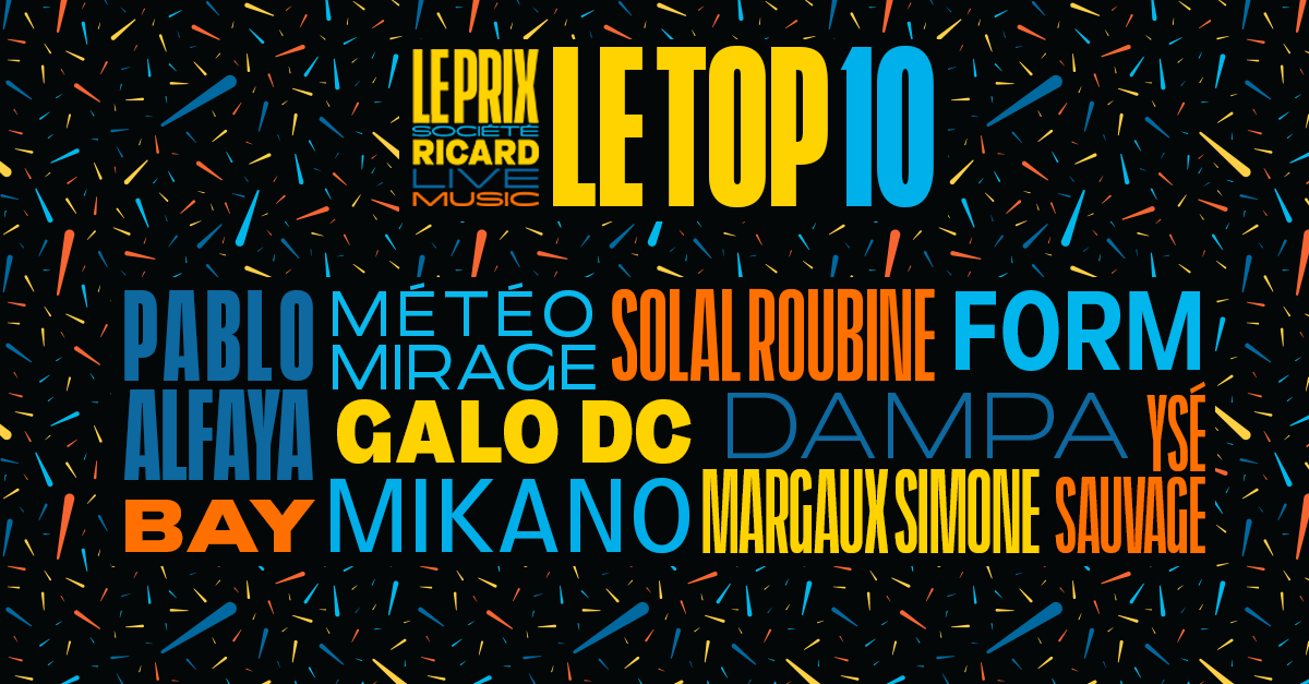 Le Top 10 du Prix Société Ricard Live Music 2019