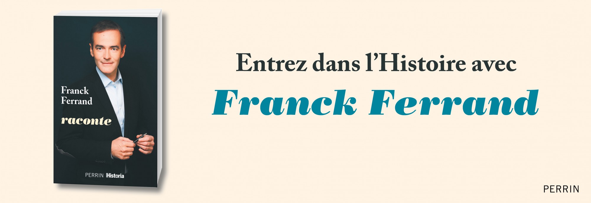"Franck Ferrand raconte" 20 histoires dans un livre