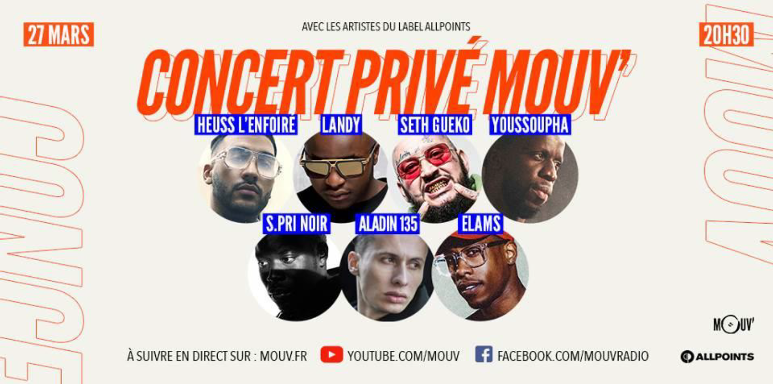 Mouv' organise un concert privé