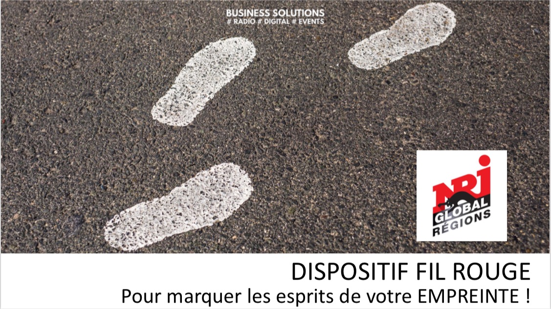 L’offre commerciale "Fil rouge" de NRJ Global Régions.