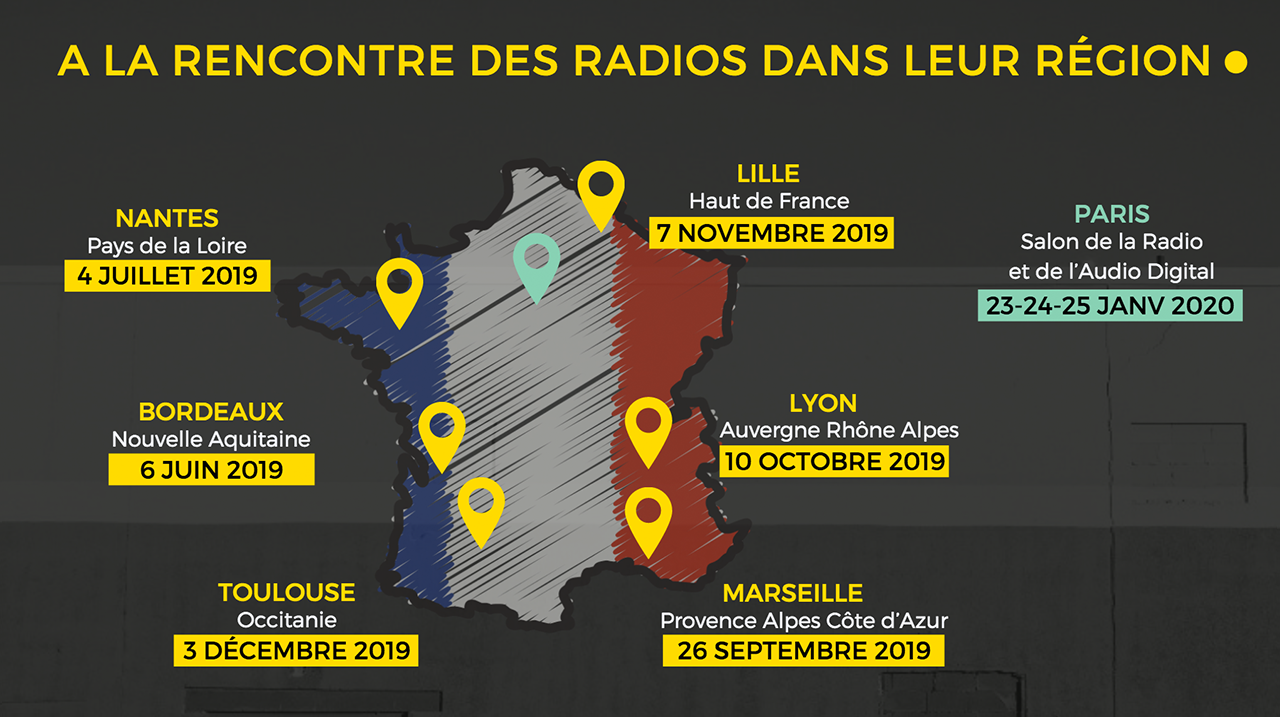 Le Salon de la Radio lance le #RadioTour2019