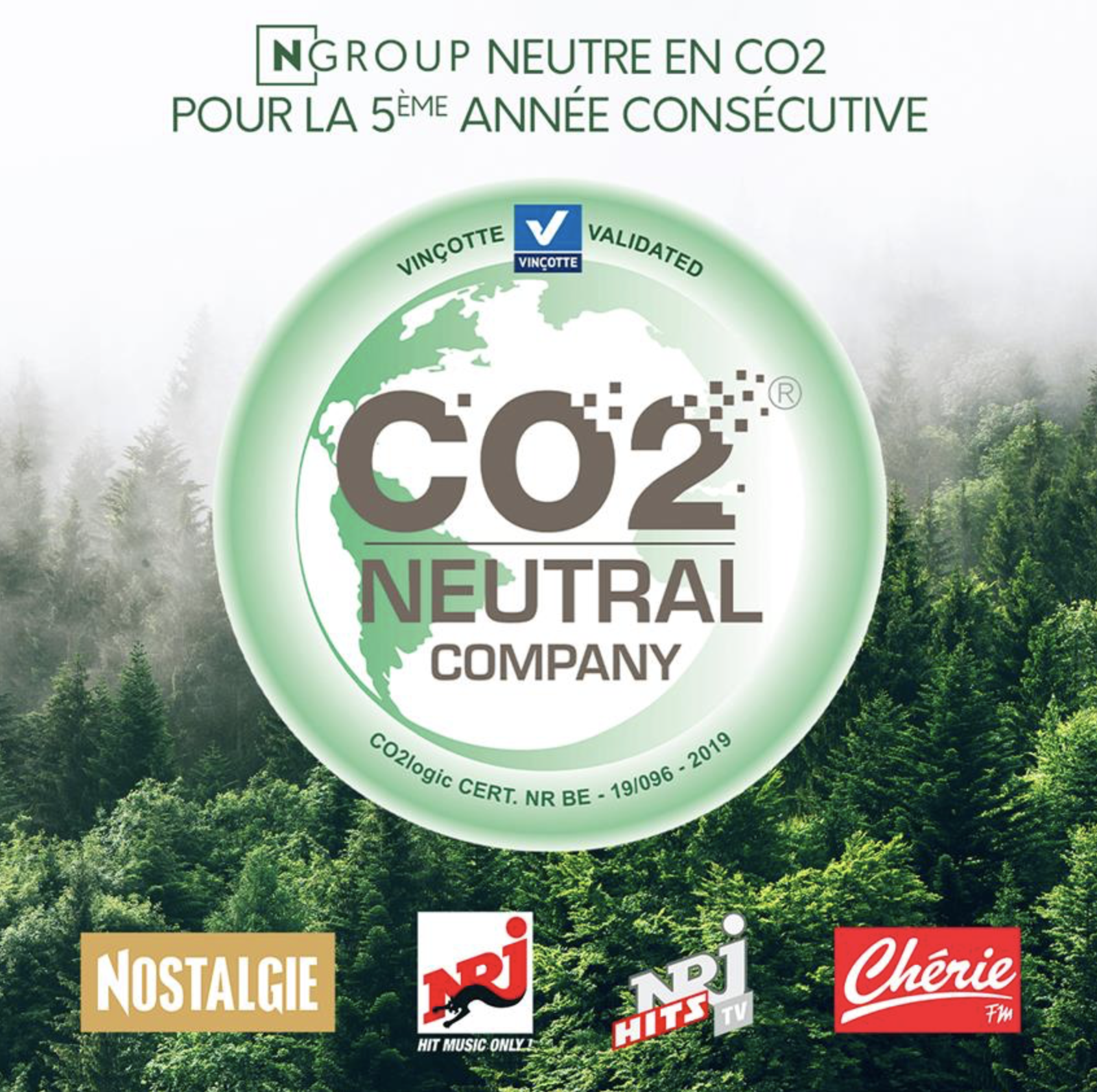 NGroup, le seul groupe média neutre en CO2 en Belgique