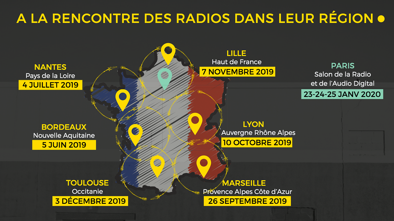 Bordeaux : première étape du #RadioTour le 5 juin