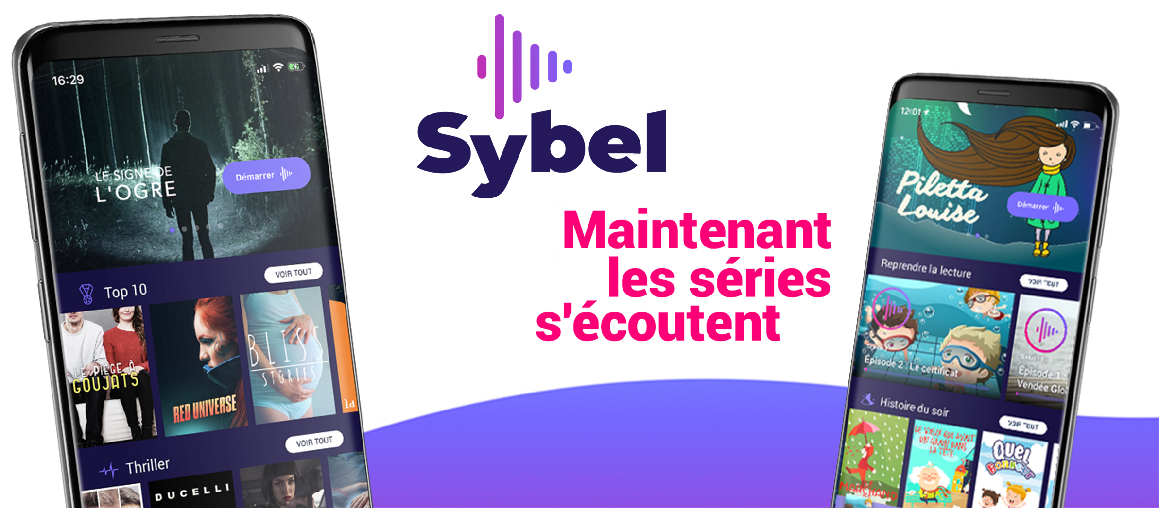 Podcasts : Sybel atteint les 100 000 utilisateurs actifs