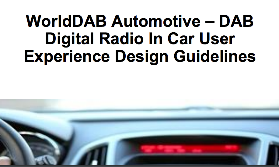WorldDAB's in-car UX Design Guidelines