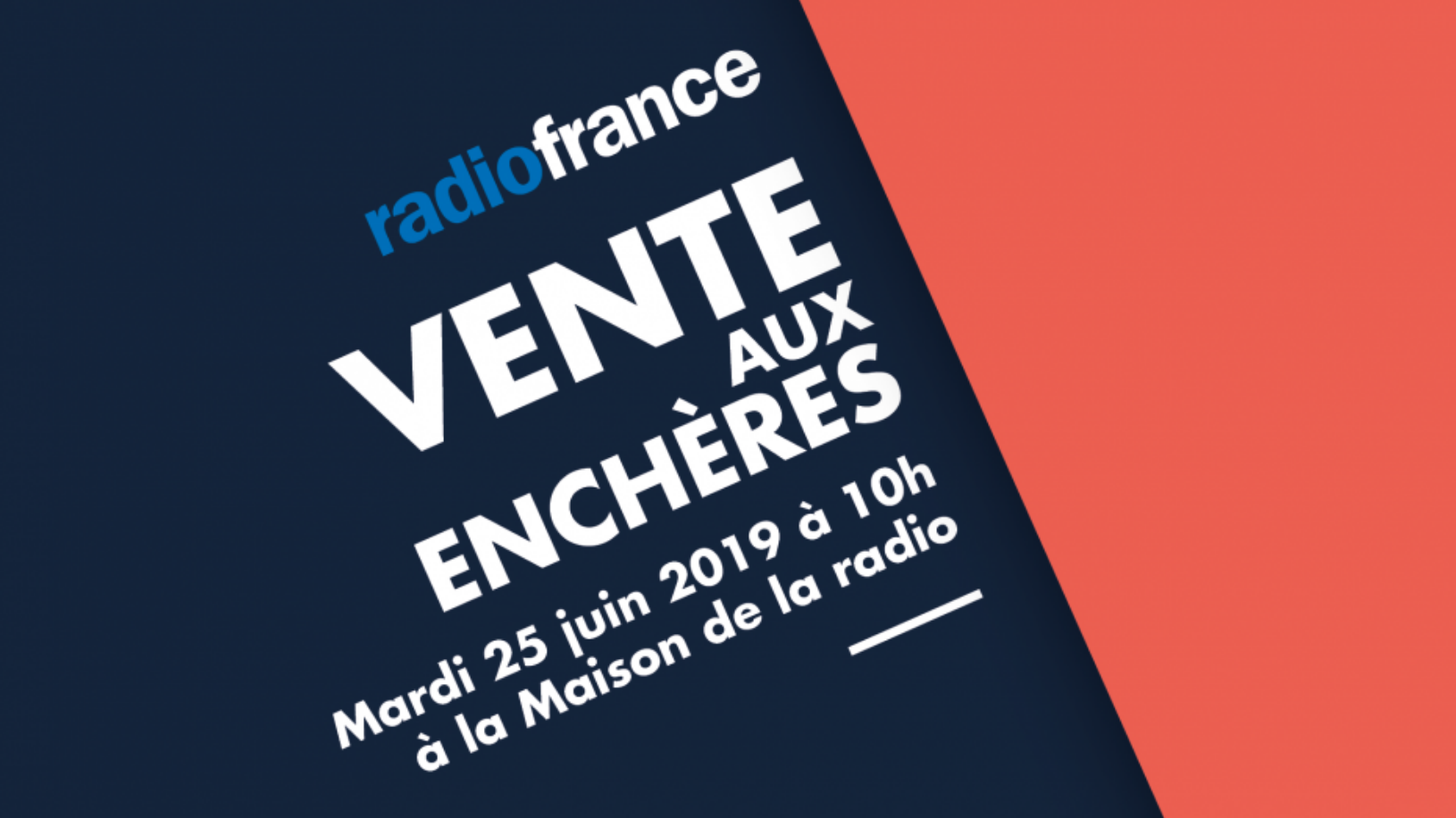 Nouvelle vente aux enchères à Radio France