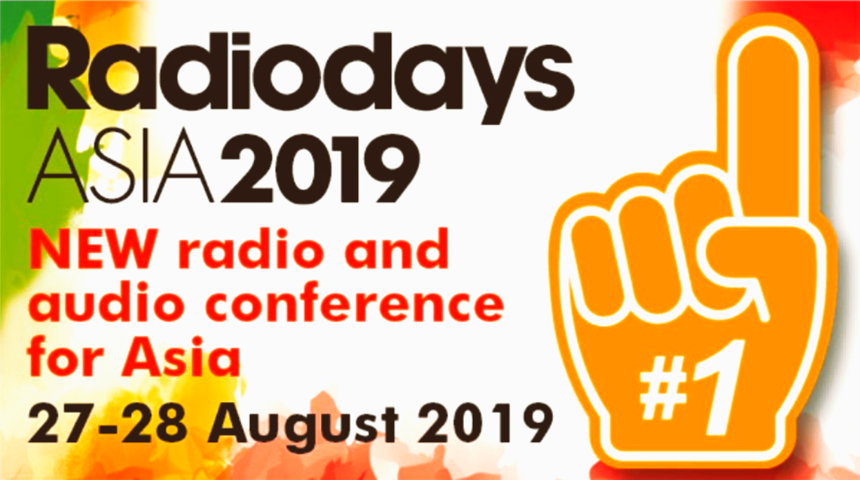 Nouvelle édition des RadioDays Asia 2019