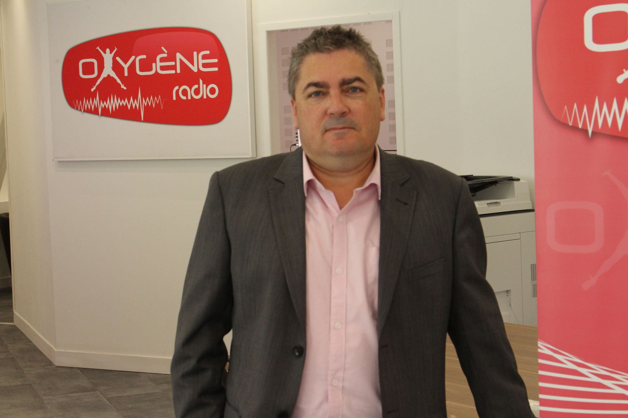 Laurent Rivron, directeur d'Oxygène Radio